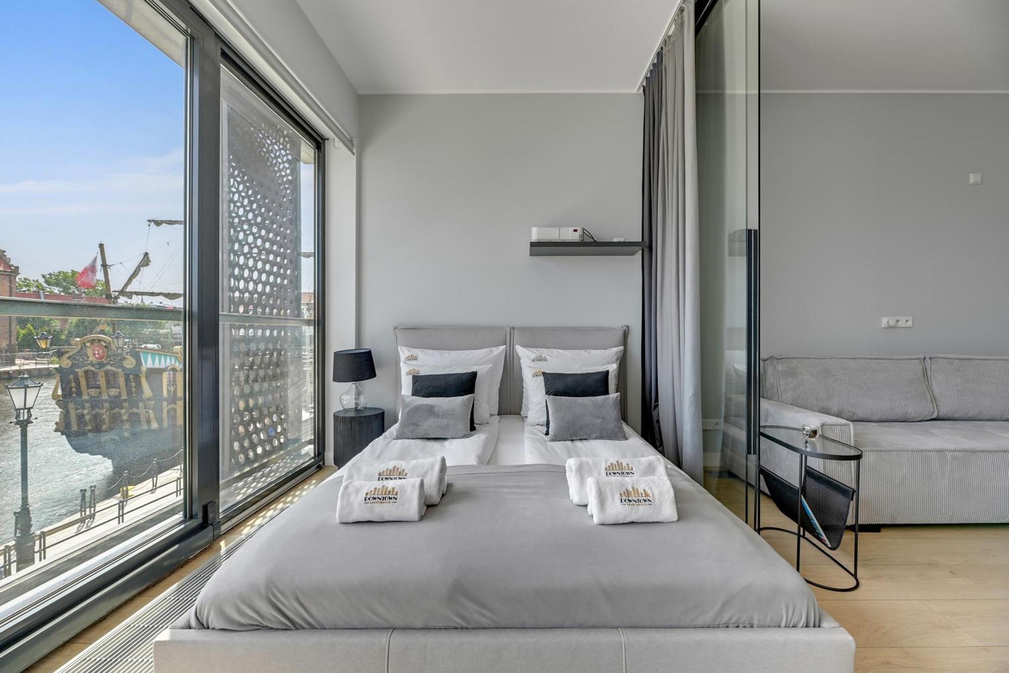 Symfonia Amazing River View Apartment By Downtown Apartments Gdańsk Exterior foto